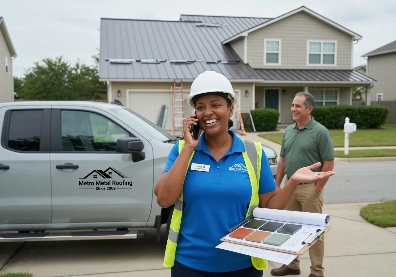 Storm Damage Metal Roof Repair in Newington, NH
